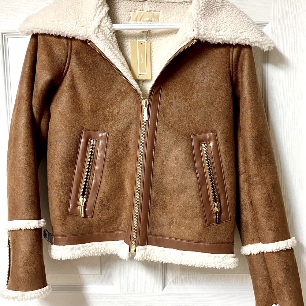 NWT Suede Michael Kors Jacket